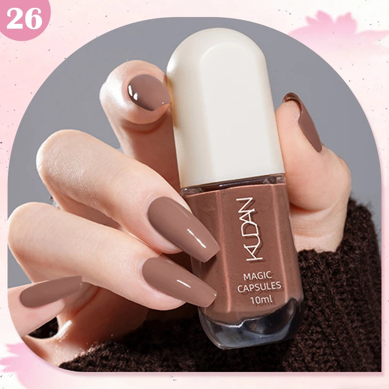 10ml Water-Based Peel Off Nail Polish 40 Colors Long Lasting Quick Drying No Need of Lamp to Cure Nail Supplies Manicure Nails