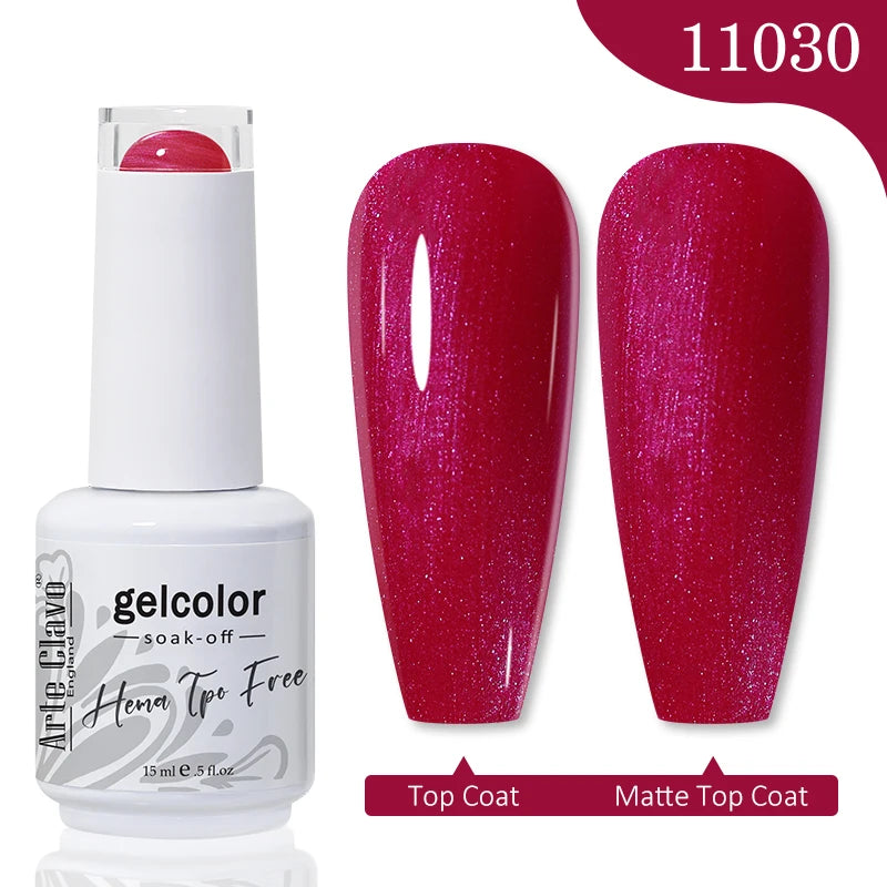 Arte Clavo Hema Free TPO Free Nail Gel Polish Nail Supplies Vernis Semi Permanent Nail Art Manicure Soak Off UV Gel Nail Varnish