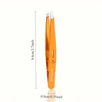 Professional Precision Tweezers for Hair Removal High-Precision Slant Tip with Ergonomic Handle  Eyebrow Tweezers Christmas Gift