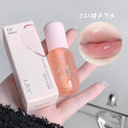 Crystal Jelly Lip Care Oil Fade Lip Lines Fruit Lip Gloss Transparent Hydrating Plumping Lips Coat Lip Gloss Makeup Cosmetics