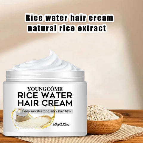 Rice Professional Hair Mask, Professional Hair Care Deep Conditioning for all hair types,  Nourishes hair for beautiful hair
