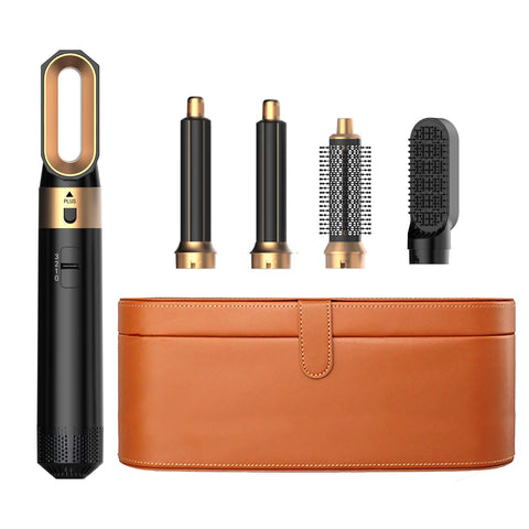 5 In 1 Hair Dryer And Styler Set Professional Hot Air Brush With Curling Iron And Hair Straightener