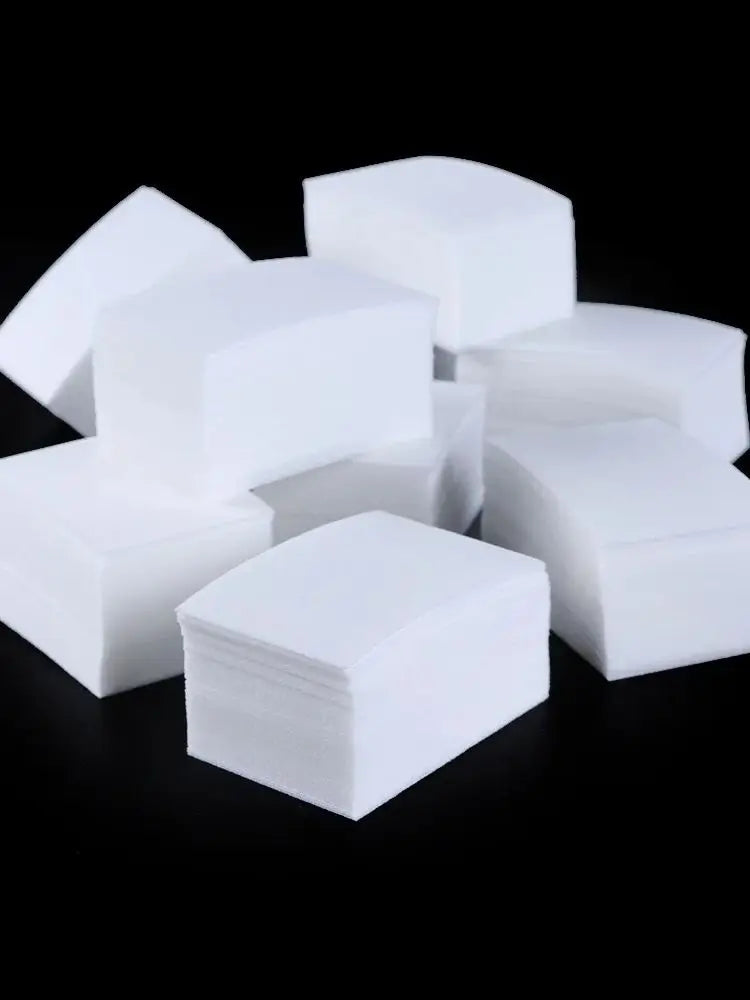 450pcs Lint-Free Nail Polish Remover Wipes Cotton Wipes Manicure Cleaner UV Gel Nail Polish Removal Pads Papers Cleansing Tools