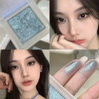 HERORANGE youth monochrome makeup eye shadow ins pearlescent fine flash natural delicate mashed potato eye shadow plate