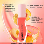 Gisou Moisturizing Glazed Plum Lip Balm Lip Oil Gloss Care Of The Lips Benetitnt For Lips Plumping Exfoliating Plumping Gloss