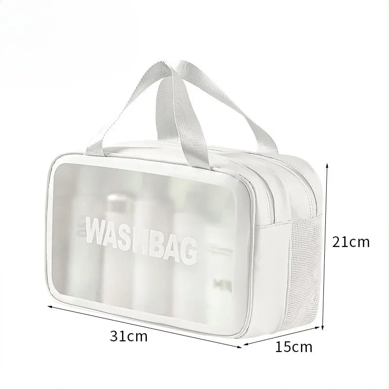 Wet-dry separation makeup bag portable toiletry bag travel essentials large capacity storage bag fitness swimming essentials