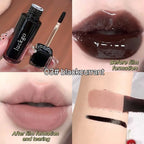 LUCKGO Peelable Lip Stain Matte Korean Waterproof Tear Off Lip Gloss Sweat Resistant Long Lasting Non Transfer Lip Tint Makeup