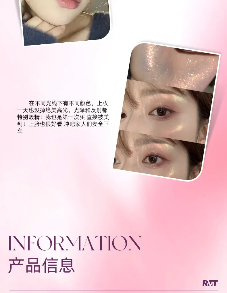 RMT Romantic Beauty Vientiane Chameleon Highlight Blush Repair 3-in-1 Liquid Brightens Face