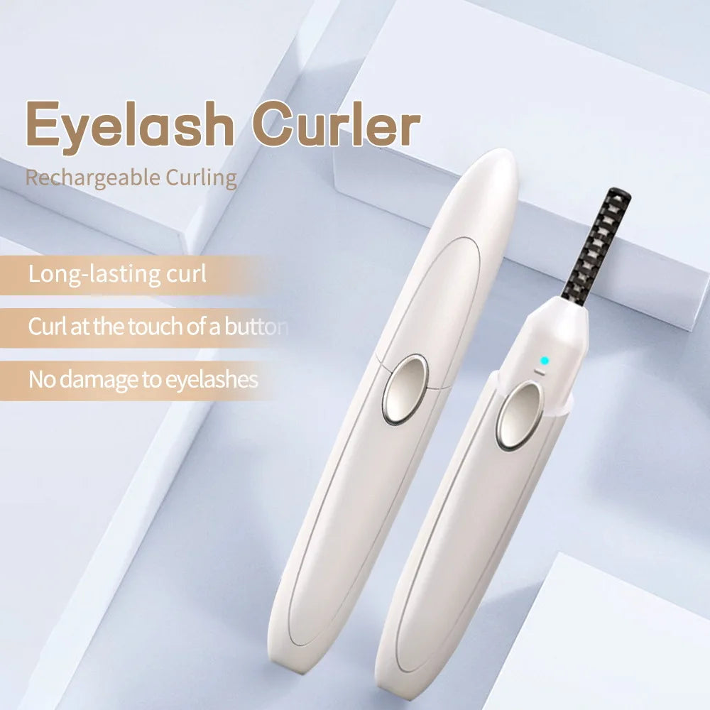 Portable Electric Heated Eyelash Curler Pen for Effortless Curls And Separation Travel & Everyday Makeup Essential