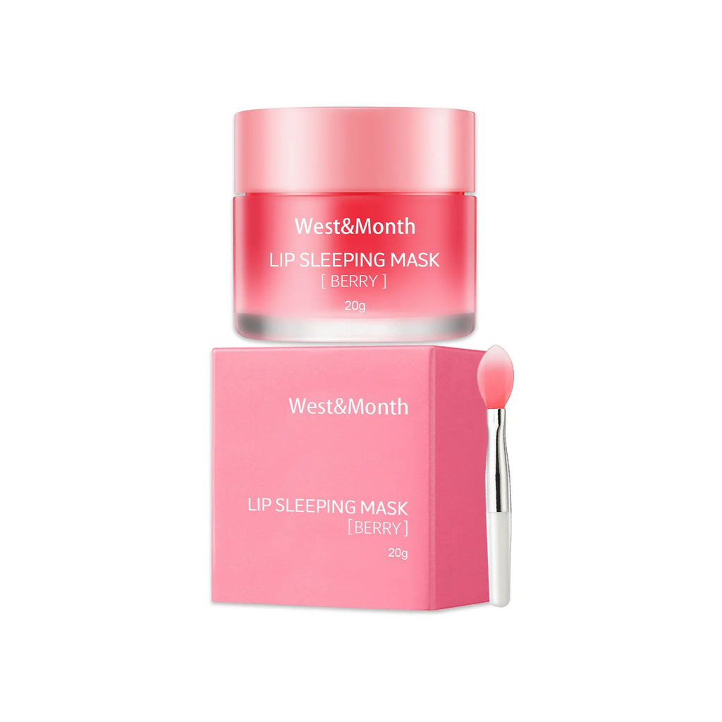 West&Month Lip Sleeping Mask Soften Cracking Lip Dead Skin Remover Dry Lips Treatment Exfoliant for Lips Nourish Jelly Lip Mask