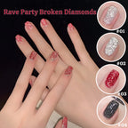 1-12pcs WS Carnival Party Broken Diamonds Nail Gel Polish Summer New Super Flash Quick Dry Long Lasting Nail Art Nail Supplies