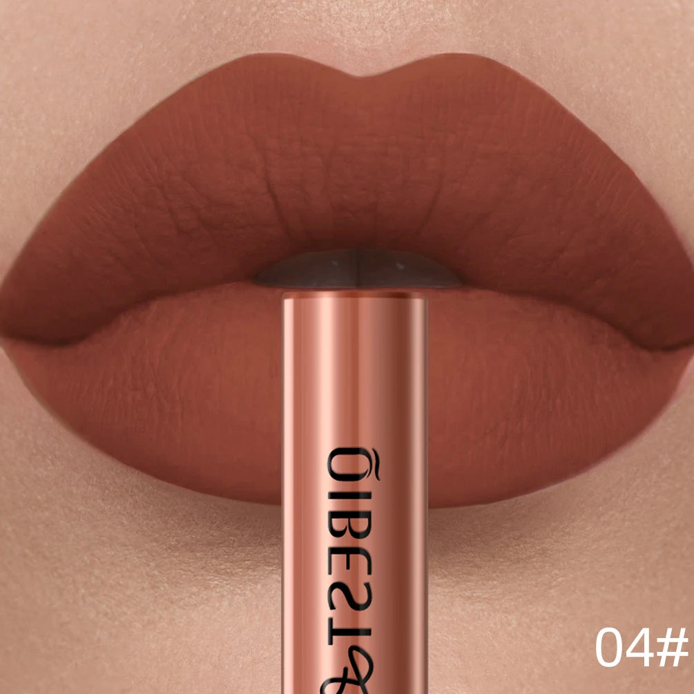 Matte Liquid Lipstick Waterproof Velvet Nude Sexy Red Lip Gloss Long Lasting Nonstick Lip Stain Makeup 24 Colors Hot Lipgloss