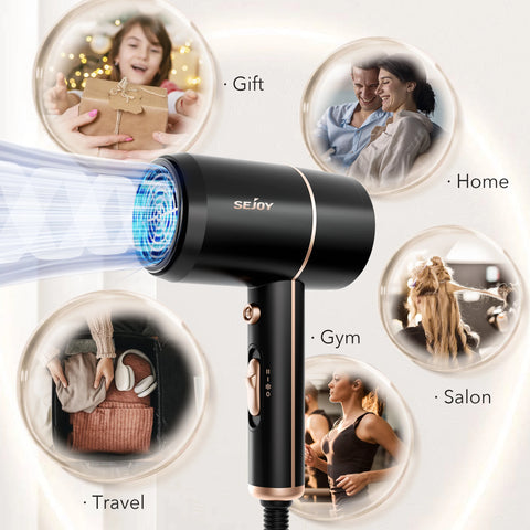 Sejoy 1800W Electric Hair Dryer 110v Hair Dryer Personal Hair Care Styling Negative Ion Tool Constant Anion Hair Dryers