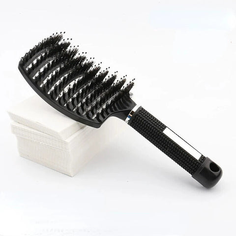 Hair Brush Scalp Massage Comb Hairbrush Boar Bristle Nylon Women Wet Curly Detangle Hair Brush Salon Hairdressing Styling Tool