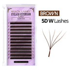 ARISON 3D/4D/5D/6D W-Shape Eyelashes Extension Premade Volume Fans YY-shape Lashes Faux Mink Soft Easy Faning Natural Lash
