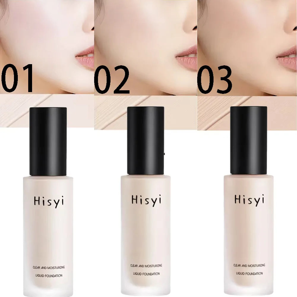 HISYI Moisturizing contour foundation whitening waterproof and sweat-proof makeup concealer long-lasting makeup cosmetics