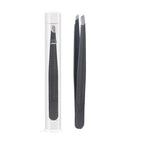 Lash Applicator Eyebrow Tweezer  Multifunctal Eyelash Clip Beard Hair Remove Stainless Steel Makeup Tools Slanted Flat Tip
