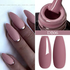 7ml Champagne Gold Sliver Reflective Nail Gel Polish Sparkling Shining Glitter Pink Red Nail Supplies Semi Permanent Gel Varnish