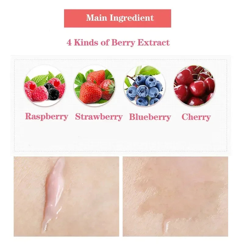 10PCS Berry Lip Sleeping Mask Night Sleep Maintenance Moisturizing Fade Lip Lines Nourishing Lip Balm Skin Care Korean Cosmetic