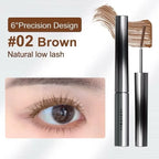 Judydoll 3D Curling Eyelash Iron Mascara, Black & Brown, Curling & Lengthening, Long-Lasting Formula, Waterproof, Smudge-Proof