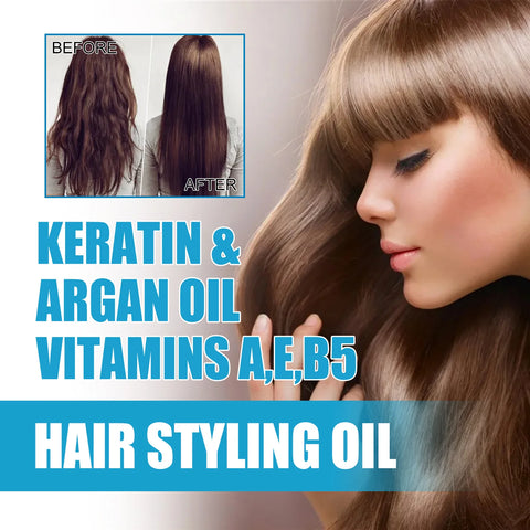 Keratin Vitamin Capsule Hair Essence Oil For Damaged Dry Frizzy Hair Treatment Smoothing Soften Moisturizing Essence Hair Care