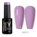 YOKEFELLOW 10ml Jelly Nude Gel Nail Polish High Quality Translucent Pink Nail Gel Varnish Soak Off UV Gel Polish Long Lasting