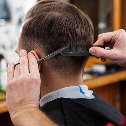 5pcs Black Hair Styling Comb, Fine Tooth Hair Comb, Heat Resistant Comb, Double Headed Hair Styling Comb