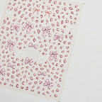 Autumn Winter Leopard Print Bow Nail Art Stickers 3D Thin Tough Nail Sticker Cute Bow Self Adhesive Nails Decorations Decals DIY