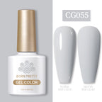 BORN PRETTY 10ml Gel Nail Polish Gel 130 Colors Semi Permanent Solid Nail Gel Varnish Soak Off UV Gel for Base Top Coat