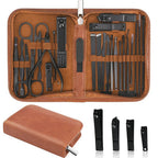 Nail Clipper Kit 26 Pieces Stainless Steel Manicure Kit Manicure Set Professional Nail Care Tools with Luxurious Travel Case