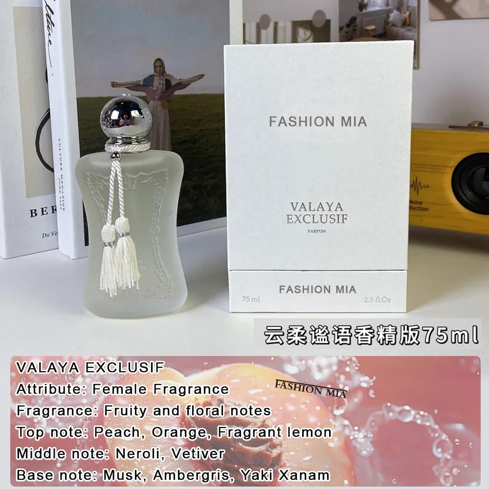 75ml Brand Women Sexy Atractivo Perfume Lasting Citrus Floral Pheromone Men Cologne Fragrances Body Spray Dating Perfume Gifts