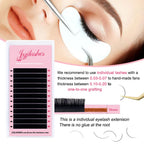 JYJLASHES Cashmere Lash Extensions Super Matte Black Classic Lash Extensions Individual Eyelashes for Professional Mink Lashes