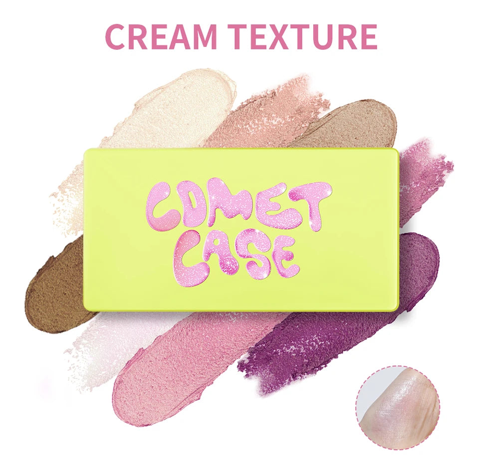 8 Colors Cream Highlighter Palette for Highlight Face Brighten Highlighter Blush Shimmer Waterproof Makeup Tool Cosmetics