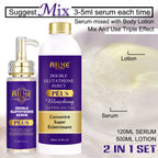 AILKE Glutathione Whitening Cream, Advanced Lightening Lotion, Glowing Cream For All Skin, Reduce Dark Spots, Even Skin Tone