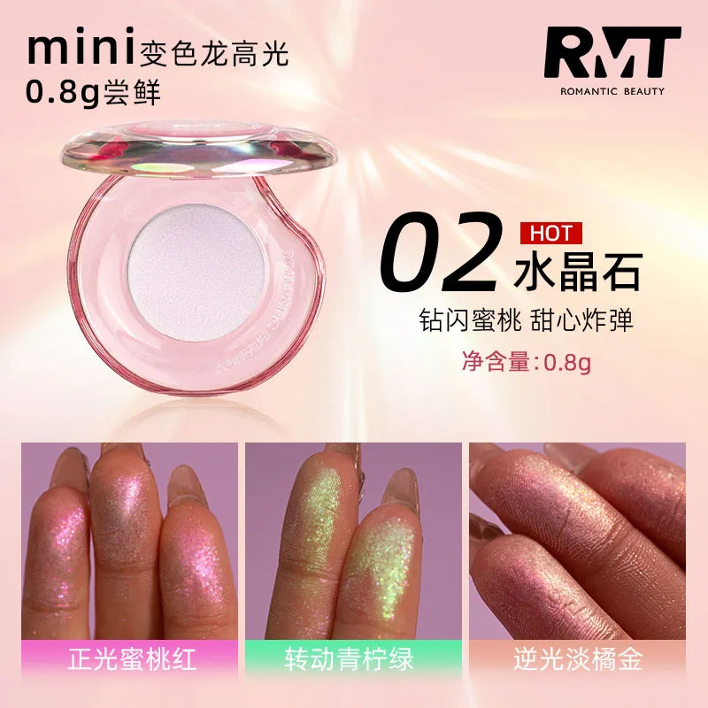 RMT Romantic Beauty Vientiane Chameleon Highlight Blush Repair 3-in-1 Liquid Brightens Face