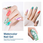 AS Tpo Free Clear Blooming Gel Polish 15ml UV LED Soak Off Nail Art Polish for Spreading Effect Marble Gel Paint Varnish TopBase