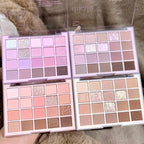 20 Colors Low Saturation Korean Eyeshadow Palette Purple Matte Pearlescent Long Lasting Waterproof Glitter Eye Shadow Eye Makeup