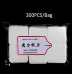 1000/500/200/180/100Pcs Profession 100% Cotton Pads For Nail Wipe Lint-Free Nail CottonGel Polish RemoverNail Art Cleaning Tools