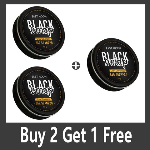 Polygonum Multiflorum Black Hair Soap Darkening Shampoo Bar Repair Gray White Color Dye Face Hair Body Shampoo For Man Women