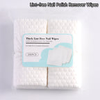 Soft Disposable Nail Polish Remover Pads - Lint-Free Soak Wipe Cleaning Patches for Manicure & Pedicure, Cosmetic Tools for Nail