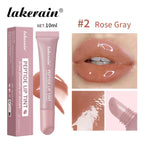 10ml Mirror Lip Glaze Moisturizes Jelly Lip Enrichment Oil Lasting Water Light Glass Lip Oil Remove Line Lip Protection Serum