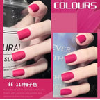 12ml Frosted Nail Polish Quick Dry Long Lasting No Baking Matt Semi-permanent Nail Art Nail Gel Varnish Manicure Tools