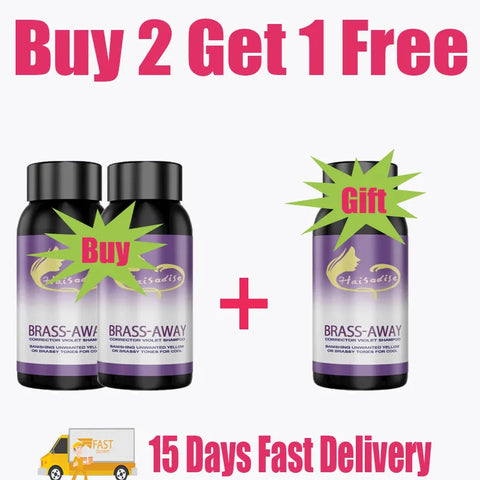 Color Fixing Hair Dye Shampoo to Cover Gray Hair Fade Yellow After Bleach Hair Shampoo Non-irritating Purple Shampoo for Blonde