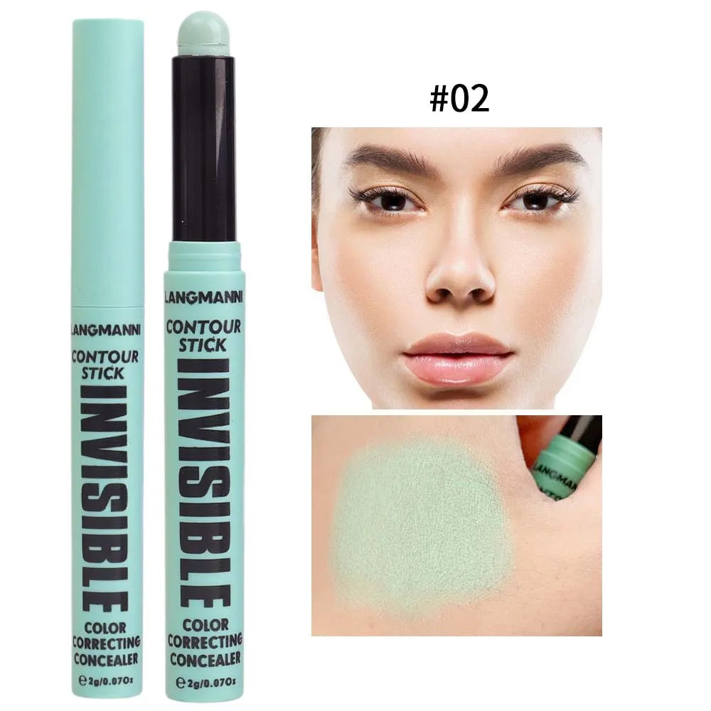 6 Colors Modify Skin Tone Concealer Contour Stick Full Cover Spot Blemish Acne Marks Concealer Waterproof Lasting Face Cosmetics