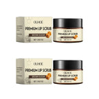 Brown Sugar Lip Scrub Gentle Exfoliating Dead Skin Removal Fade Lip Lines Moisturizing Nourishing Dry Chapped Lip Care 30g