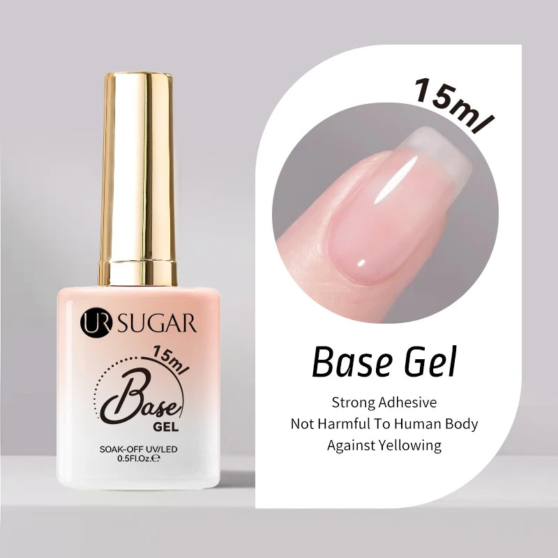 UR SUGAR 15ml Blood Red Jelly Gel Nail Polish Translucent Color Crystal Nude Gel Nail Art Varnish For Fall Winter Manicure