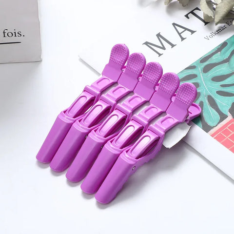 5/6Pcs Alligator Hair Clips Hairdressing Clamps Claws Section Clip Barber Crocodile Hairpin Salon Styling Tools Hair Accessories