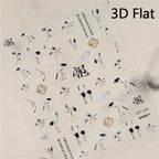 1PCS White French Manicure Strip Nails Sticker Stencil Guide French Nail Art Decals Form Fringe DIY Line Tips Decoration Tools