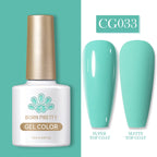 BORN PRETTY 10ml Gel Nail Polish Gel 130 Colors Semi Permanent Solid Nail Gel Varnish Soak Off UV Gel for Base Top Coat