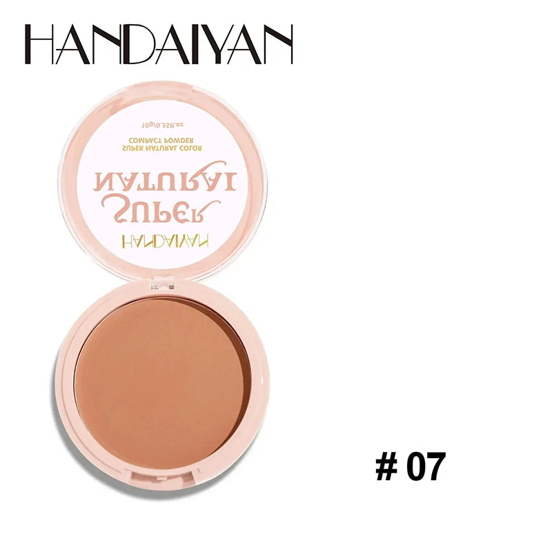 8 Colors Loose Powder Oil Control Waterproof Mineral Face Foundation Cosmetics Long Lasting Makeup Powder Compact Powder Pressed